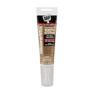 DAP 73383 83ml 100% Waterproof SiliconePlus Kitchen & Bath Premium Sealant - Clear/Transparent