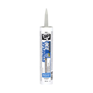 DAP 74108 300ml Dynaflex 230 Window, Door, Siding & Trim Premium Elastomeric Sealant - Grey