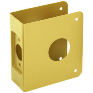 Don-Jo 8-CW-PB 4-1/4" x 4-1/2" Door Wrap Around - Polished Brass