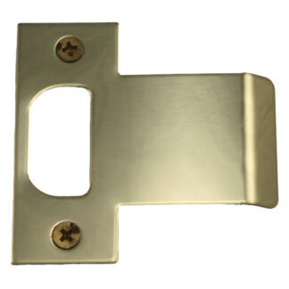 Don-Jo ETS-102-605 2-3/4" x 2" Extended Lip T Strike - Bright Brass