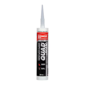 LePage 1869881 280ml Quad Max Flexible Caulking - 595 Grey