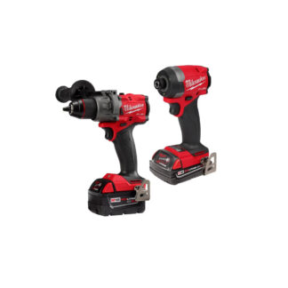 Milwaukee 3697-22CXC M18 FUEL 18V Li-Ion Brushless Cordless Next Generation Hammer Drill Impact Driver Combo Kit, 2 Pack