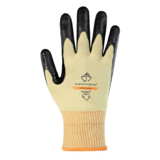 Superior Glove Works S13KFNT-10 Cut, Puncture & Abrasive-Resistant Gloves, XL - Black & Yellow