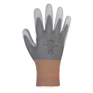 Superior Glove S13GPU-8 Cotton/Nylon Multipurpose Gloves, 12 Pack - Grey