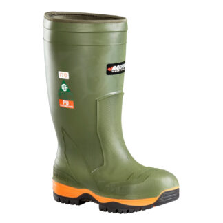 Baffin 51570000-10 Icebear CSA Insulated Rubber Boots, Size 10 - Green & Orange