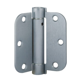 Onward 51821BCR 3-1/2" Steel Full Mortise Adjustable Spring Hinge - Brushed Chrome