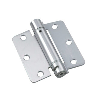 Onward 52821BCR 3-1/2" Steel Full Mortise Adjustable Spring Hinge - Brushed Chrome