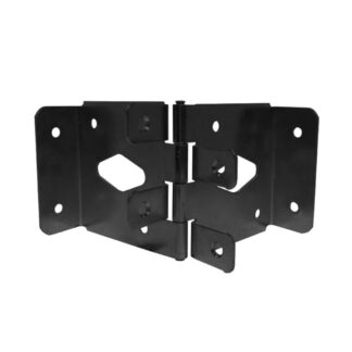 PermAlign 94233FBBC 4" x 4" 400lb Post/Post Steel Hinge - Black