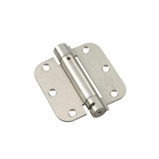 Onward 51821NBR 3-1/2" Steel Full Mortise Adjustible Spring Hinge - Brushed Nickel