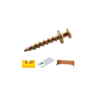 Onward 4534R Metal 60-Second Hanging Kit, 27 Pack - Gold