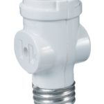 Douille ? Lampe Leviton 01403-727 ? 2 Prises, Sans Interrupteur, 660 W, 125 V, 15 a, Blanc