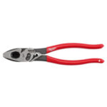 Milwaukee 9 in. Lineman's Pliers with Crimper / Bolt Cutter and Dipped Grip