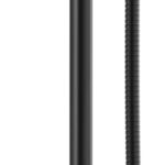 Brizo 74792-BL Universal Showering Linear Round Slide Bar with Hose: Matte Black