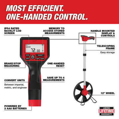 Milwaukee 48-22-5112 12 Digital Measuring Wheel