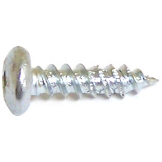 Reliable Fasteners Zinc Plated Pan Head Square Socket Wood Screws, #10, 100 Pack - 3 1/2"