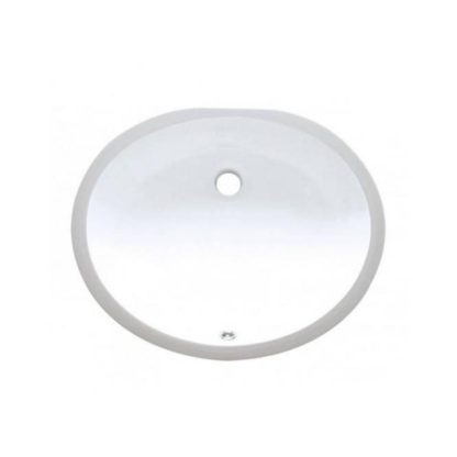 Bristol Sinks B600-W Vitreous China Oval Undermount Bathroom Sink - White
