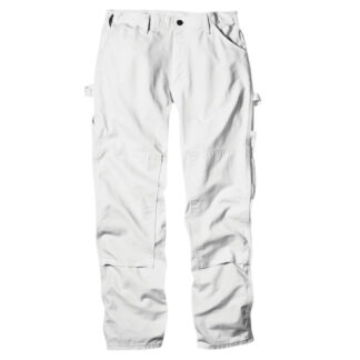 Dickie's 2053 36 x 34 Men's Relaxed Fit Double Knee Carpenter Painter's Pant - White