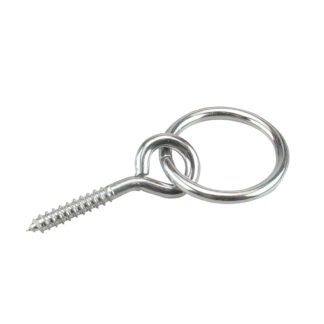 Onward 2177XB Hitching Ring with Lag Screw, Metal, Zinc