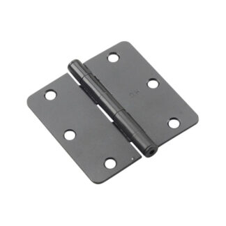 Onward 2821FBB 3-1/2" Full Mortise Steel Butt Hinge, 2 Pack - Black