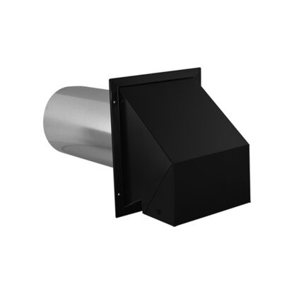 Imperial Manufacturing VT0753 4" R2 Heavy-Duty Exhaust Intake/Wall Hood - Black