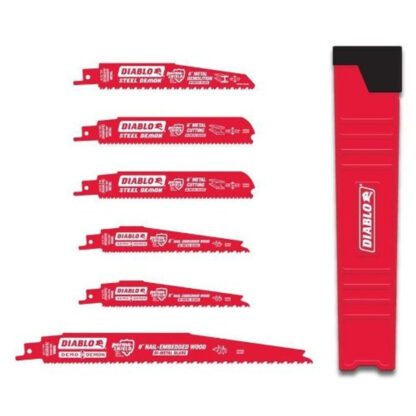 Diablo DS006SC Reciprocating Saw Blade Set, Bi-Metal Cutting Edge
