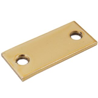 Don-Jo EF-160-BP 2-1/4" x 1" Latch Filler Plate - Brass Plated