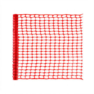 Mutual Industries 650-5390 50ft x 4ft Heavy-Duty Plastic Snow Fence - Safety Orange