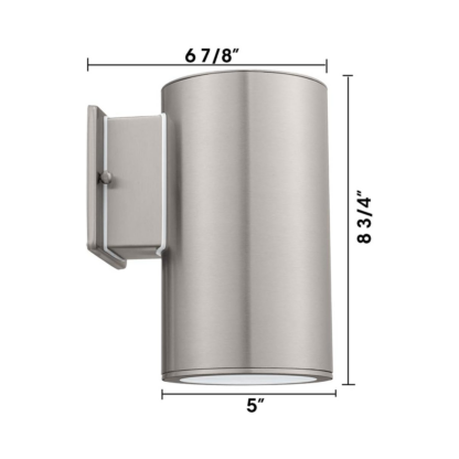 EGLO 90119A Ascoli Wall Light - Stainless Steel