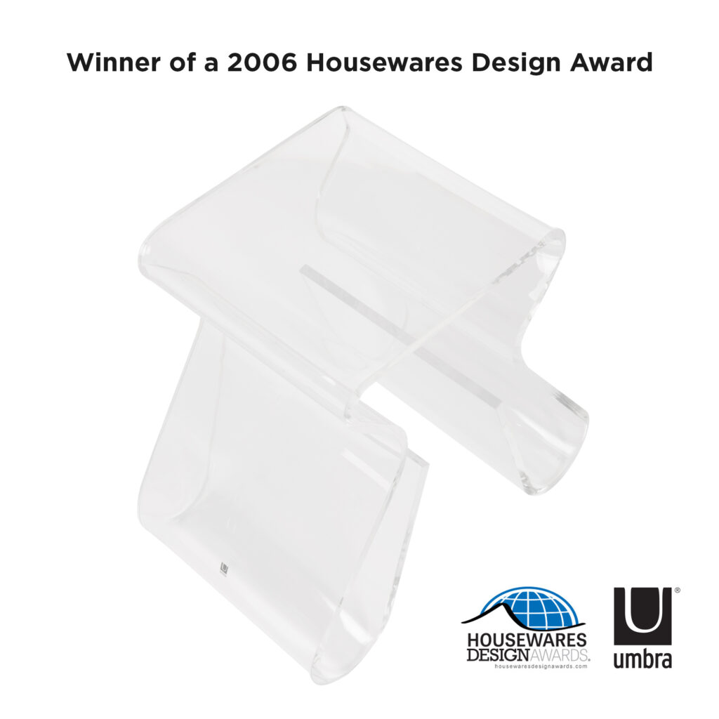 Umbra 322720-165 Magino Stool & Magazine Rack - Clear - Preston Hardware