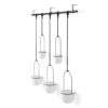 Umbra 1018086-660 Triflora Hanging Planter, Set of 5 - White