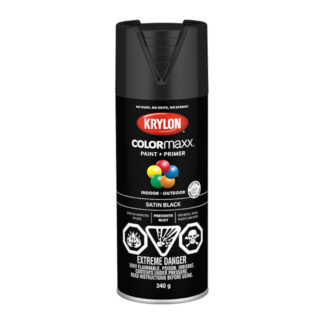 Krylon 340g COLORmaxx Interior/Exterior Paint & Primer Aerosol - Assorted