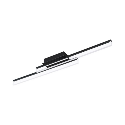 EGLO 204055A 34.65" Palmital 1 LED Flush Mount Ceiling Light - Matte Black