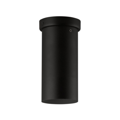 EGLO 62559A 3.94" Tortoreto 1 Light Tubular Flush Mount Ceiling Light - Matte Black