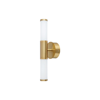 EGLO 204374A 5.12" Palmera 1 LED Bath Vanity Wall Light - Brushed Gold