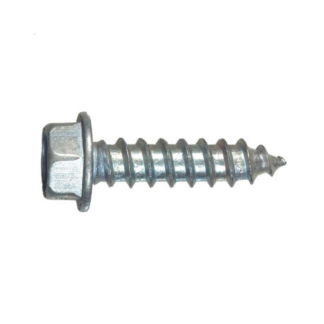 Hillman 126236 #10X1/2" Zinc Plated HWH Sheet Metal Screw-8PK