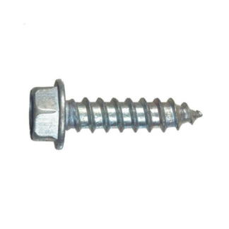 Hillman 126244 #12X1" Zinc Plated HWH Sheet Metal Screw-5PK
