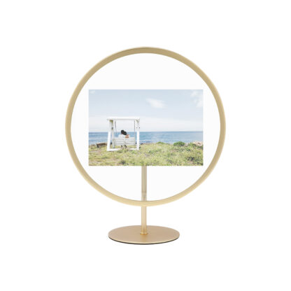 Umbra 1012271-221 Infinity Round Picture Frame - Matte Brass