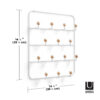 Umbra 1004045-660 Estique Multi Organizer - White
