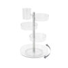 Umbra 1015097-239 Pirouette Cosmetic Organizer - Clear/Nickel