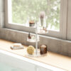 Umbra 1015097-239 Pirouette Cosmetic Organizer - Clear/Nickel