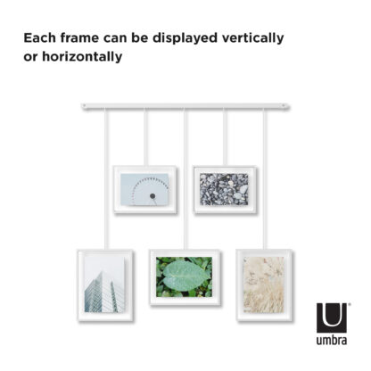 Umbra 1013426-660 Exhibit Gallery Picture Frame Set - White