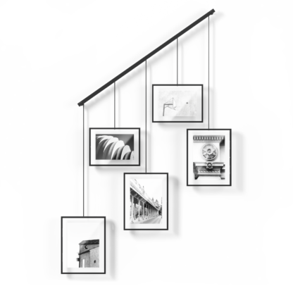 Umbra 1013426-040 Exhibit Gallery Picture Frame Set - Black