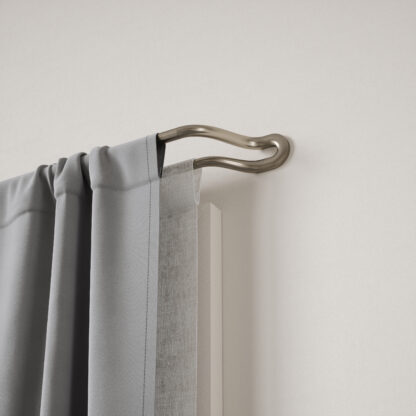 Umbra 1017290-1001 Midnight Expandable Double Blackout Curtain Rod