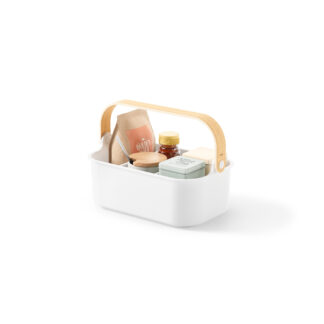 Umbra 1019941-668 Bellwood Stackable Bins - White/Natural