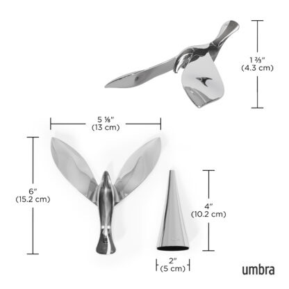 Umbra 1013387-158 Tipsy Balancing Bottle Opener - Chrome