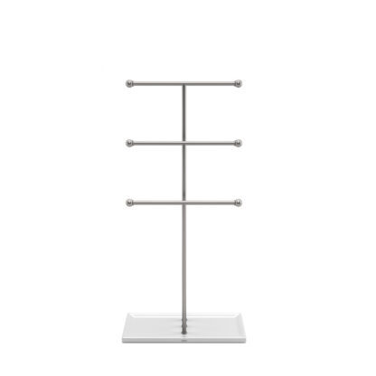 Umbra 1017310-491 Trigem Jewelry Stand - White/Metallic Nickel