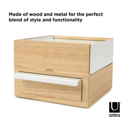 Umbra 1005314-390 Mini Stowit Jewelry Box - Natural