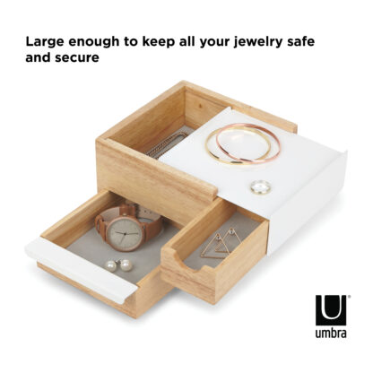 Umbra 1005314-390 Mini Stowit Jewelry Box - Natural