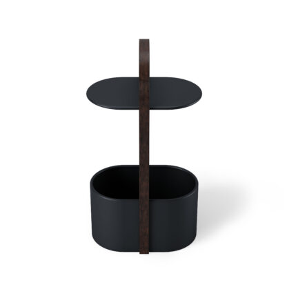 Umbra 1013760-048 Bellwood Storage Table - Black/Walnut