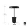 Umbra 1018258-040 Cup Smart Lamp - Black